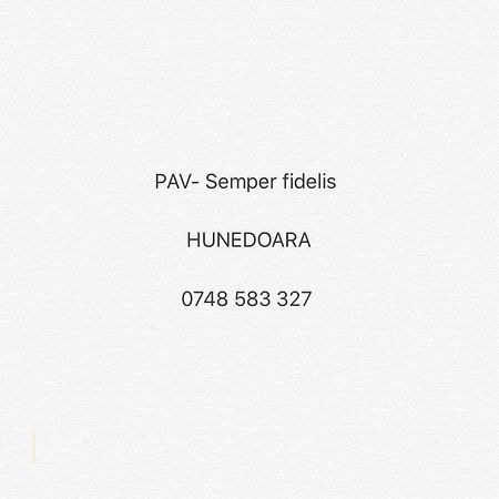 Pav- Semper Fidelis Hunedoara Exterior photo